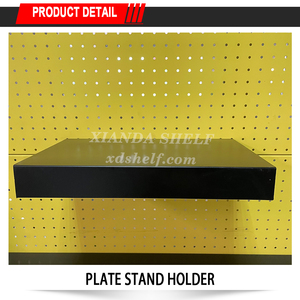 Black Sport Cap <strong>Hat</strong> Free Floor Standing Display <strong>Stand</strong> With Wire Hook - Product Image 4