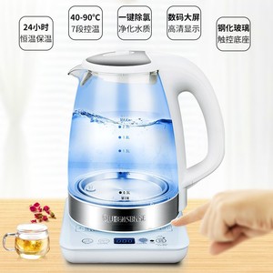 กาต้มน้ำไฟฟ้า QueenSense ขนาด 2 ลิตร ตัวเครื่องทำจากแก้ว เก็บความร้อนได้นาน 24 ชั่วโมง สำหรับใช้ในบ้าน - Product Image 4