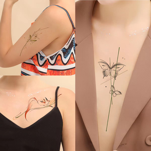 Pegatina de Tatuaje Tribal <span class=keywords><strong>Sexy</strong></span> para <span class=keywords><strong>Hombre</strong></span>, Color Blanco, de Larga Duración (1 Semana), Transferible con Agua, Temporal, para Cuerpo, Cara y Brazo - Product Image 5