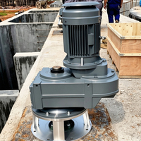 Agitateur vertical pour eaux usées série GSJ QSJ avec impulsionneur hyperboloïde en PRV pour réservoir d'égalisation de traitement des eaux usées