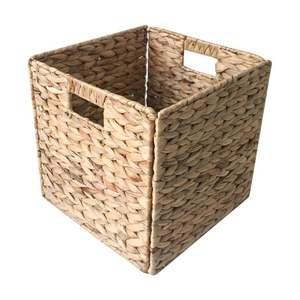 Tarak Desenli Rattan 10 Dakika Sürede Duvara Monte Çamaşır Sepeti Şık Ekmek Kutusu Fransız Hasır Köpek Kemiği Şeklinde Ucuz Sepetler Toptan - Product Image 4