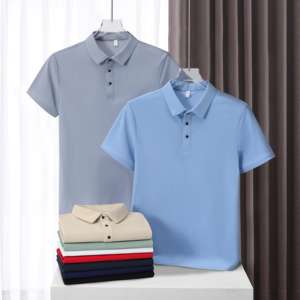 T-shirt polo personnalisé vierge en tissu différent Polo unisexe - Product Image 1