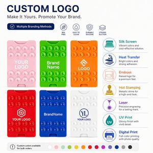 Soporte Adhesivo de Silicona con 16 Ventosas para Teléfono, con Logotipo Personalizado, para Tarjetas de Crédito, Identificación, Regalo, Venta al Por Mayor - Product Image 2