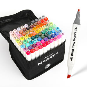 Mobee P-1650-30/40/60/80 çin fabrika özel Logo su bazlı sanat kroki işaretleyici pürüzsüz yazma çizim ve sanat için toksik olmayan - Product Image 1