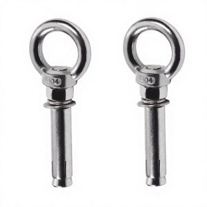 Ancres à expansion M12*100 en acier au carbone zingué, boulons d'ancrage à expansion M10*100, manchon d'ancrage de 12 mm, norme DIN, emballage en boîte - Product Image 2