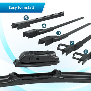 Nuovo arrivo universale tergicristallo lame sistema a spruzzo spazzole tergicristallo ad acqua Multi-Fit per Tesla modello X Ford S-MAX A3 <span class=keywords><strong>Captur</strong></span> - Product Image 4