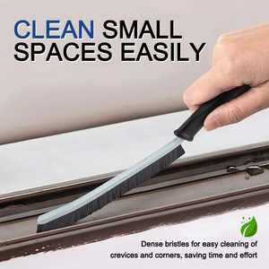 Cepillo de limpieza de grietas de nailon ecológico, mango de plástico de cerdas duras, cocina eficiente, inodoro, limpieza del hogar, caja pequeña gratis - Product Image 6