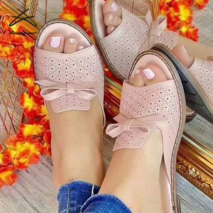 Sandali Estivi da <span class=keywords><strong>Donna</strong></span> 2023, Moda Europea e Americana, Sandali Piatti in Ecopelle, <span class=keywords><strong>Ciabatte</strong></span> Morbide per Mamme - Product Image 2