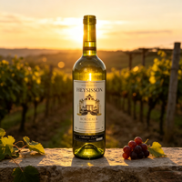 Étiquette adhésive personnalisée écologique en rouleau pour vin, avec estampage à chaud doré, autocollant en papier synthétique pour spiritueux, articles de bar et supermarchés
