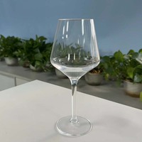 Verres à vin sans pied en plastique à motif rose orange colorés incassables pour Tritan verres à vin rouge en plastique colorés pour mariage
