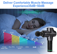 Pistolet de Massage des tissus profonds, portatif, à 2021 °, avec Logo personnalisé sur écran LCD, Booster électrique, vibrations, Massage musculaire
