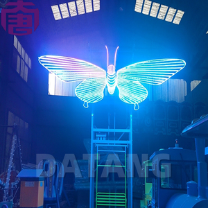 Silla Columpio LED de Plástico Impermeable con Luces RGB IP65 para Parque Temático, Venta al por Mayor, 1 Año de Garantía, ¡En Oferta! - Product Image 2