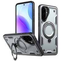 Pour Samsung Galaxy A15 A16 A53 A36 A56 5G Cas Magnétique Sans Fil charge Militaire Protection PC TPU Béquille Couverture de Téléphone