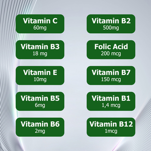 Tabletas efervescentes multivitamínicas en oferta con vitamina C que ayudan a apoyar la salud de los músculos y los huesos, y fortalecer el sistema inmunológico y la energía. - Product Image 3