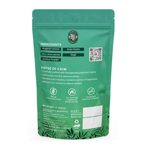 Mezcla Herbal Calmante de Hoja de Arándano Hari Leaf para un Fumaje Relajante Sin Tabaco ni Nicotina, con Pétalos de Loto y Flor de la Pasión - Product Image 5