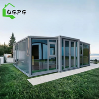 Casa Contenedor Portátil Expandible de 20 pies con Techo Plano, Lujosa, Prefabricada, Personalizable, Mini Casa Mejorada