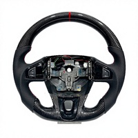 Volant de direction personnalisable de style sport classique en cuir et fibre de carbone véritable pour Renault Mégane 3 Mégane RS