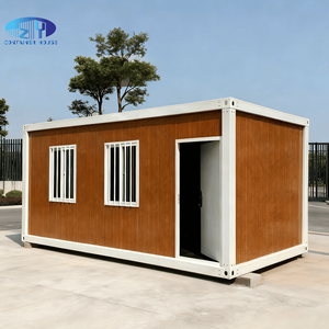 บ้านสำเร็จรูปเคลื่อนที่แบบพับได้หรูหรา สำนักงานสำเร็จรูปแบบพกพา บ้านคอนเทนเนอร์สำเร็จรูปขนาดเล็กพร้อมห้องน้ำ - Product Image 1