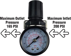 Áp suất thấp điều chỉnh không khí Máy nén khí điều chỉnh áp suất với khung và đo nữ chủ đề 1/4 NPT điều chỉnh AR2000-N02 - Product Image 2