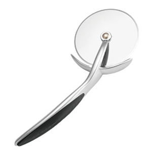 Cuchillo cortador de pizza de acero inoxidable con mango antideslizante para uso doméstico en la cocina - Product Image 4