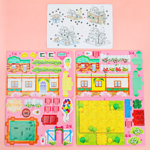 Hot Bán Bán Buôn Trẻ Em Của Sáng Tạo Tự Làm Xây Dựng Đồ Chơi Giấy 3D Bọt Câu Đố Trò Chơi Cho Trẻ Em - Product Image 5