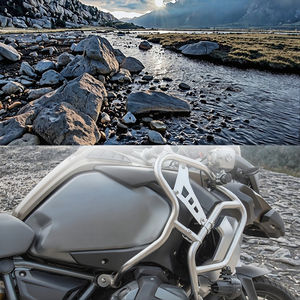 XXUN Nouvelle barre de protection supérieure rotative en acier inoxydable, garde-boue de réservoir de moteur, pare-chocs pour R1250GS Adventure 2018-2024 - Product Image 2