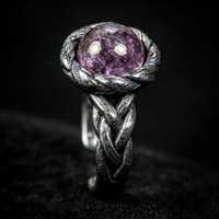 Bague personnalisée en améthyste ronde, bijoux délicats, plaqué or vintage, bague turque pour homme, bijoux inspirés des designers