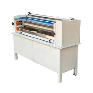 Semi-automatic glue machine for corrugated paperboard gluing corrugated paperboard gluing machine