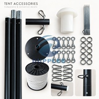 Tente extensible avec tissu ignifuge et imperméable pour mariages et événements en plein air