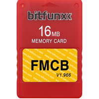 16 Mo Nouvelle version FMCB1.966 Console de jeu rétro Carte de jeu vidéo pour Playstation2 PS2 Couleur personnalisée