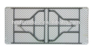 Nhà Máy Bán Buôn HDPE Hình Chữ Nhật Đi Bộ Đường Dài Thuận Tiện Gấp 8 Chỗ Ngồi Ngoài Trời Tiệc Có Thể Điều Chỉnh Loại Xuất Xứ Bảng Nói Chung - Product Image 3