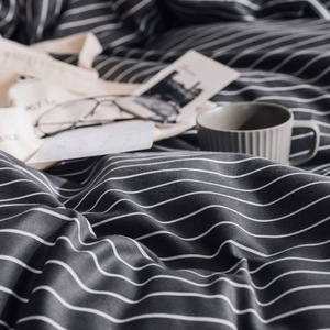 Thoáng Khí Oeko-Tex Phong Cách Bắc Âu Duy Nhất Đôi Bộ Đồ Giường Bán Buôn Dày Bông 6Pcs Tấm Ga Giường Đặt Nữ Hoàng & Vua - Product Image 6