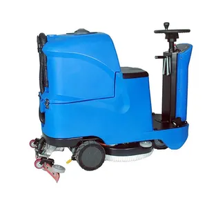 Electric Battery Ride On Driving Vehicle Scrubber Dryer Floor Washing Industrial Cleaning Machine Floor Scrubber