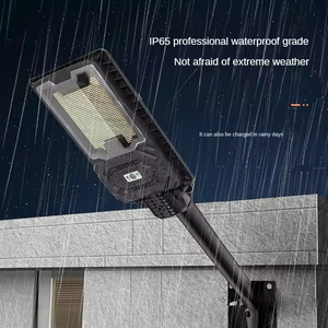 2500LM ngoài trời không thấm nước năng lượng mặt trời đèn đường thương mại hoàng hôn bình minh năng lượng mặt trời đèn lũ cảm biến chuyển động điều khiển từ xa cho an ninh - Product Image 3