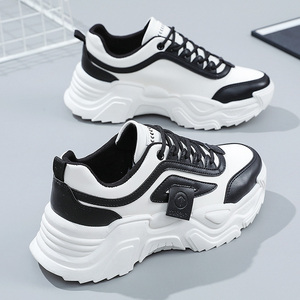 Mocassins LYKU pour femmes en PU coloré, à lacets, respirants, à semelle épaisse, décontractés, pour l'automne - Product Image 1