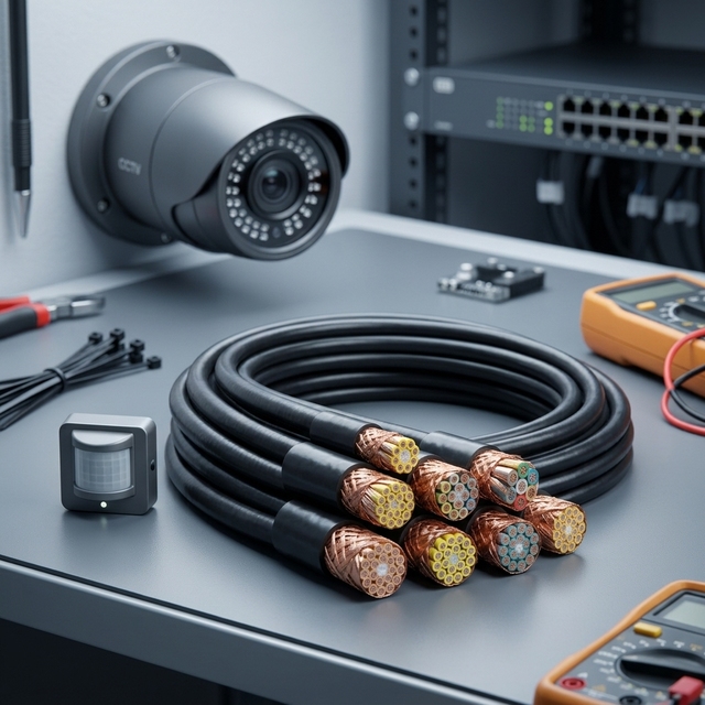 Premium Quality ASTM Standard UL Certified Multi Core Fine Stranded Copper Security Monitoring Sensor Flexible Cables