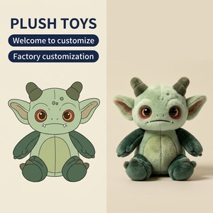 Produttore Professionale di Giocattoli Morbidi Personalizzati, Divertente Peluche Mostro con Grandi Occhi, Imbottito in Cotone PP con Logo Ricamato - Product Image 1