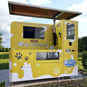 Distributeur automatique de lavage pour animaux de compagnie en libre-service avec écran tactile, système de paiement par pièces et fonction SDK - Product Image 1