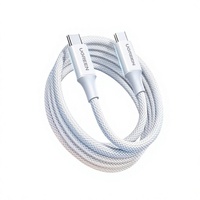 Kabel Data US286 Tipe-C ke Tipe-C untuk iPhone 16 dengan Pengisian Cepat 4-Port 60W