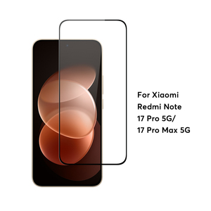 Protector de pantalla de vidrio templado 9H anti-rayones y sin burbujas para Redmi Note 17 Pro <span class=keywords><strong>5G</strong></span>, cobertura completa. - Product Image 4
