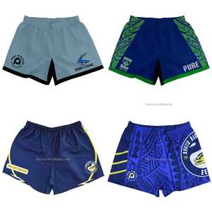 FQ Personnalisé Aboriginal Rugby League Shorts Plaine Shorts De Sport Rugby Sur-Filed Polyester Team Wear Hommes Jeunes Rugby UNION Shorts - Product Image 4