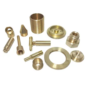 Customized High Quality Brass Precision Parts Brass CNC Turning Industrial Parts