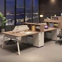 Bureau de style moderne en bois massif pour deux écrans, adapté au montage mural, idéal pour la maison ou le bureau