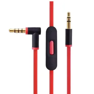 For headphone CABLE PVC Replacement cable for studio 3 solo2 solo 3 AUX Audio Replacement Cable for Beats