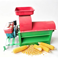 Vente directe d'usine de machines agricoles, machine de traitement du maïs, décortiqueuse de maïs avec moteur électrique/diesel/essence