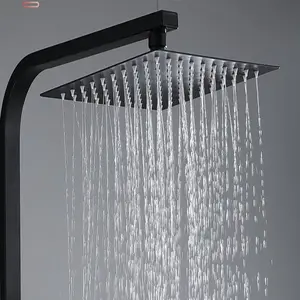 Soffione doccia quadrato rotondo in acciaio inossidabile 304 di vendita caldo soffioni doccia superiore bagno