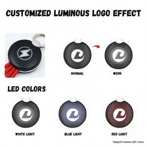 Promotional Business Gift Sets 3 in 1 Keychain Charger Cable, Portable Charging Cable with Customized LED <b>Light</b> up LOGO - Product Image 2