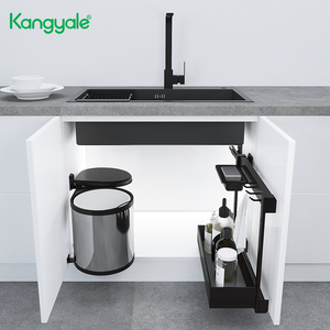 <span class=keywords><strong>Kyl</strong></span> E0101AT intérieur 12L / 8L poubelle à roulettes en plastique/poubelle/poubelle - Product Image 2