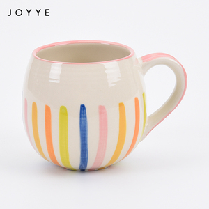Joyye-tazas de cerámica esmaltadas, <span class=keywords><strong>Taza</strong></span> de cerámica brillante hecha a mano, 400Cc - Product Image 4