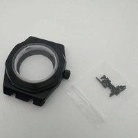 Accessori per Orologi: Cassa Modificata in Acciaio Solido 41MM con Vetro Zaffiro Compatibile con Movimento NH35 NH36